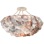Потолочный светильник с каскадным абажуром из ракушек Sea Ravens варинант исполнения - 2 | Loft Concept в Уфе