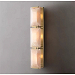 Бра из 3-х прямоугольных мраморных панелей Calling to Shine варинант исполнения - 4 | Loft Concept в Уфе