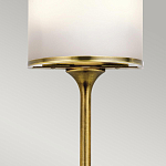 Бра вертикальное с белым полукруглым плафоном и длинным стержнем S Kichler варинант исполнения - 4 | Loft Concept в Уфе