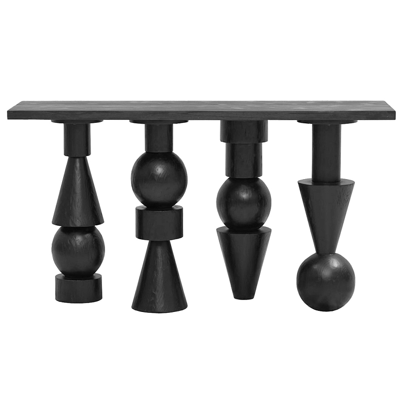 Консоль Bishop IV Черный матовый в Уфе | Loft Concept 