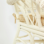 Комплект обеденный из ротанга Eloise grand white варинант исполнения - 9 | Loft Concept в Уфе