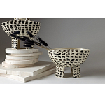 Чаша на ножках для фруктов или сухофруктов "Лонерно" варинант исполнения - 3 | Loft Concept в Уфе