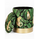 Пуф Leopards in the ferns варинант исполнения - 2 | Loft Concept в Уфе