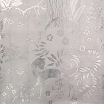 Обои ручная роспись в стиле Арт-деко Rateau Bas Relief on Tarnished Silver gilded paper варинант исполнения - 2 | Loft Concept в Уфе