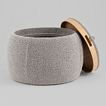 Пуф-трансформер Люкке с крышкой серый варинант исполнения - 5 | Loft Concept в Уфе