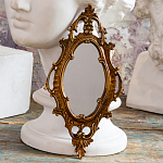 Зеркало настенное в ажурной раме бронзового цвета Classic Ornament Mirror варинант исполнения - 3 | Loft Concept в Уфе