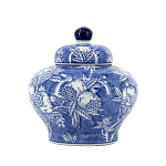 Ваза с крышкой в китайском стиле Гранатовое дерево Blooming Pomegranate варинант исполнения - 8 | Loft Concept в Уфе