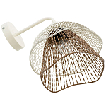 Бра с сетчатым металлическим абажуром Beige Gold Mesh Lampshade варинант исполнения - 4 | Loft Concept в Уфе
