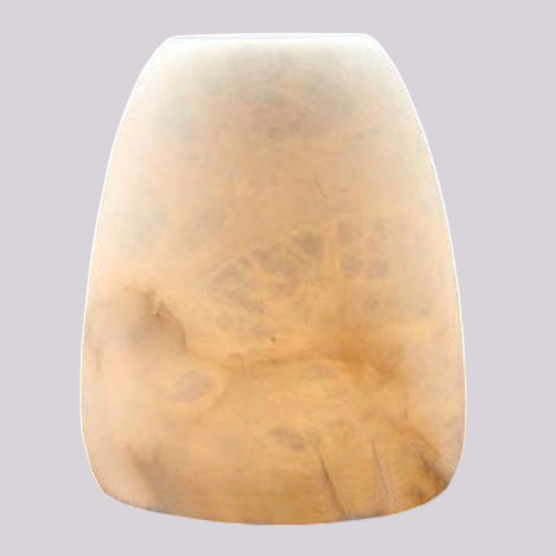 Настольная лампа в форме трапеции из натурального камня Soft Glow of Stone Латунь Белый Настольная лампа в форме трапеции из натурального камня Soft Glow of Stone Латунь Белый в Уфе | Loft Concept