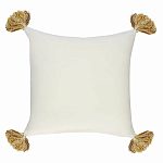 Чехол на подушку с кисточками и вышивкой птиц Ethnic mix Birds Square варинант исполнения - 4 | Loft Concept в Уфе