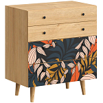 Комод с принтом на ящиках Elise Chest of Drawers варинант исполнения - 2 | Loft Concept в Уфе