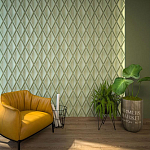 Гипсовая 3D панель с принтографией PM-102 варинант исполнения - 2 | Loft Concept в Уфе