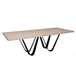 Стол обеденный на изогнутых ножках Consonance варинант исполнения - 2 | Loft Concept в Уфе