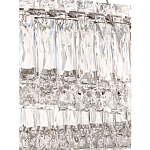 Люстра подвесная круглая из прозрачного хрусталя с корпусом из металла цвета хром Selfsufficient варинант исполнения - 6 | Loft Concept в Уфе