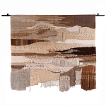 Тканый вручную монументальный настенный гобелен Earth Flow варинант исполнения - 6 | Loft Concept в Уфе