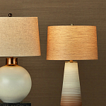 Настольная лампа фарфоровая с узором на корпусе Junction Place варинант исполнения - 4 | Loft Concept в Уфе