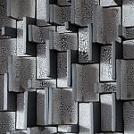 Абстрактное Объемное Панно Industrial panel Travers Coals варинант исполнения - 2 | Loft Concept в Уфе