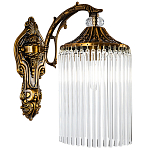 Бра с плафоном с виде трубчатых хрустальных подвесок Cadice Wall Lamp варинант исполнения - 1 | Loft Concept в Уфе