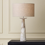 Настольная лампа на конусовидном корпусе с чашей и с тканевым абажуром Daydreaming варинант исполнения - 4 | Loft Concept в Уфе