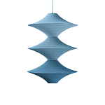 Подвесной вязаный голубой светильник «Звезда Востока 03» варинант исполнения - 2 | Loft Concept в Уфе