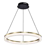 Люстра подвесная круглая светодиодная с золотым каркасом Ring Horizontal варинант исполнения - 3 | Loft Concept в Уфе
