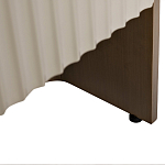 Тумба под телевизор серая с мраморной столешницей Uniqueness Marble варинант исполнения - 8 | Loft Concept в Уфе