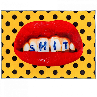 Ковер Seletti Rectangular Rug Teeth Ковер Seletti Rectangular Rug Teeth