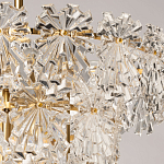 Люстра многоярусная с объемными прозрачными цветами Hanging Flowers варинант исполнения - 4 | Loft Concept в Уфе