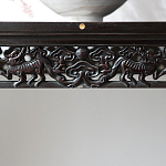 Черная резная консоль в Китайском стиле из массива Black Dragon Console варинант исполнения - 3 | Loft Concept в Уфе