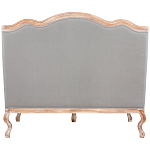 Диван двухместный из массива бука светло-серый Solid Luxury варинант исполнения - 2 | Loft Concept в Уфе