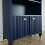 Книжный Стеллаж Elsa Dreams Blue с задней стенкой варинант исполнения - 1 | Loft Concept в Уфе