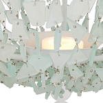 Люстра круглая с каскадом из декоративных элементов Sea Glass варинант исполнения - 3 | Loft Concept в Уфе