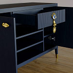 Комод-буфет Elsa Dreams Blue с открытыми полками   варинант исполнения - 1 | Loft Concept в Уфе