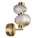 Бра с 2-мя рифлеными стеклянными шарами Marcelh Light варинант исполнения - 5 | Loft Concept в Уфе