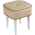 Квадратный мягкий пуф на белых ножках Winton Pouf Square варинант исполнения - 19 | Loft Concept в Уфе