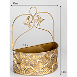 Железное кашпо Idyll варинант исполнения - 8 | Loft Concept в Уфе