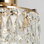 Потолочный светильник круглый с прозрачными подвесками Lunet варинант исполнения - 3 | Loft Concept в Уфе