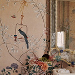 Обои ручная роспись Cecily pink варинант исполнения - 5 | Loft Concept в Уфе