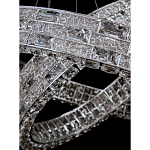 Люстра на 2 кольца с текстурной огранкой Reflection of Reality варинант исполнения - 8 | Loft Concept в Уфе