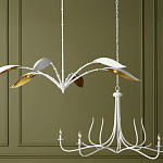 Люстра белая с плафонами в виде лепестков Delicate Flower варинант исполнения - 5 | Loft Concept в Уфе