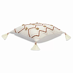 Подушка декоративная с геометрическим узором и кисточками Divine Abstractions варинант исполнения - 1 | Loft Concept в Уфе