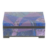 Шкатулка из натурального камня лазурит и чароит Stone Casket варинант исполнения - 2 | Loft Concept в Уфе