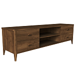 ТВ-тумба с 4-мя ящиками и полками из массива бука Tasteful Furniture варинант исполнения - 1 | Loft Concept в Уфе