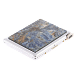 Портсигар на 10 сигарет с газовой зажигалкой из натурального камня Кианит Stone Cigarettes Cases варинант исполнения - 2 | Loft Concept в Уфе