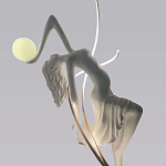 Торшер белая статуэтка Девушка Girl Carries Light Balls варинант исполнения - 2 | Loft Concept в Уфе