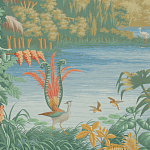 Обои ручная роспись Le Brésil Paille варинант исполнения - 3 | Loft Concept в Уфе