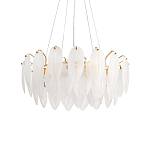 Люстра Mont Saint-Michel Золотая с Рельефным Стеклом варинант исполнения - 4 | Loft Concept в Уфе