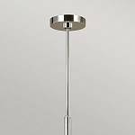 Люстра с 6-ю лампами на тонких изогнутых рожках в современном стиле Feiss варинант исполнения - 9 | Loft Concept в Уфе