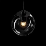 Подвесной светильник Selene Glass Ball Ceiling Lights Black  40 cm варинант исполнения - 2 | Loft Concept в Уфе