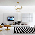 Люстра подвесная с 3-мя кольцевыми светодиодными лампами Catcher варинант исполнения - 2 | Loft Concept в Уфе